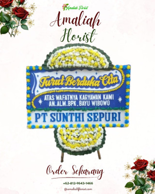 Papan Bunga Duka di Kadubeureum